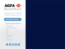 Tablet Screenshot of agfahealthcare.com